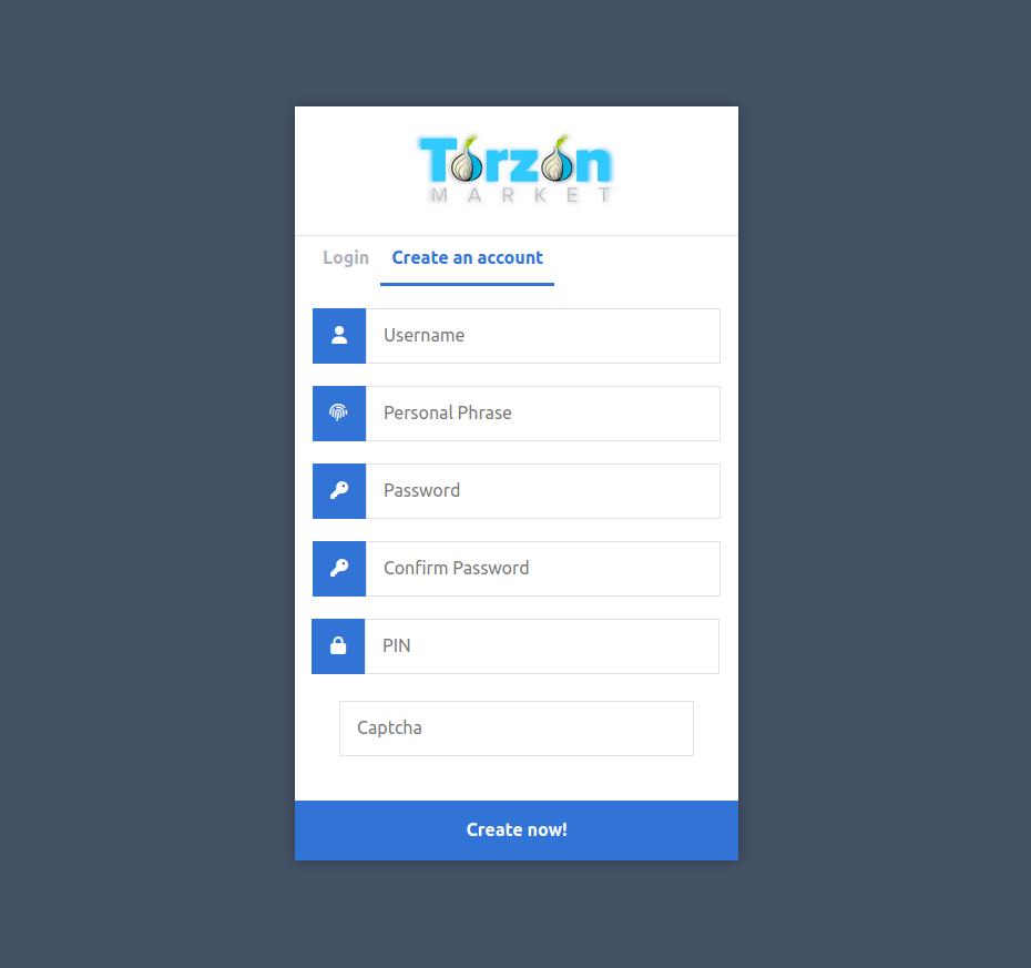 Account Registration Form